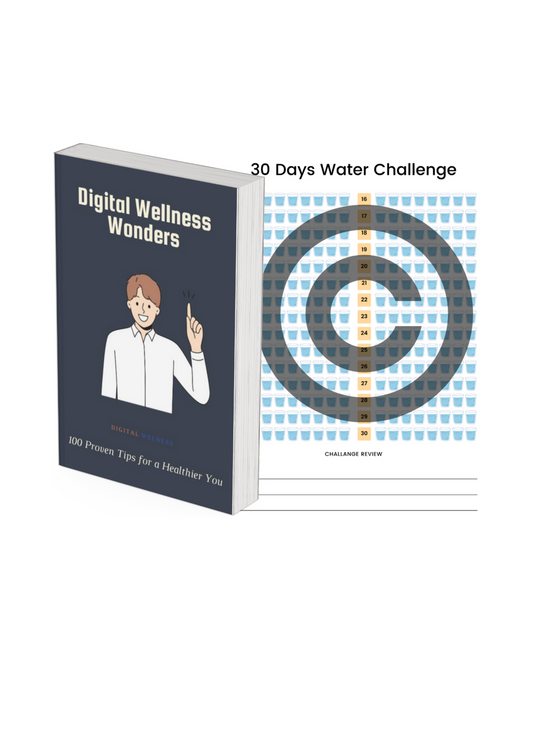 100 Weight Loss Tips + 30 days water challenge (printable)
